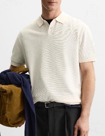 Tricou Zara, crem