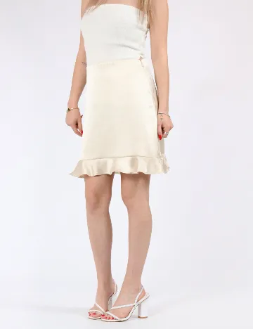 Fusta Vero Moda, crem