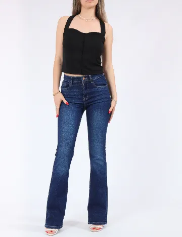 Top Vero Moda, negru