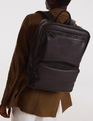 Rucsac Reserved, maro inchis