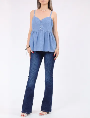 Maiou Vero Moda, albastru