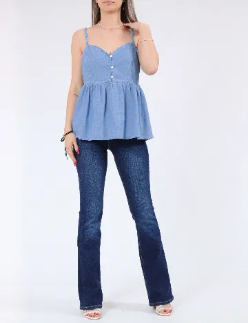 Maiou Vero Moda, albastru