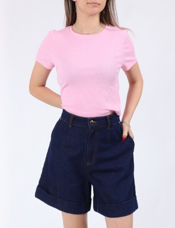 Pantaloni scurti Jacqueline de Yong, bleumarin