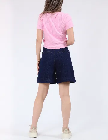 Pantaloni scurti Jacqueline de Yong, bleumarin