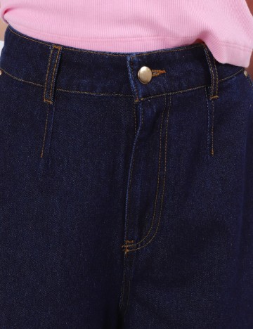Pantaloni scurti Jacqueline de Yong, bleumarin