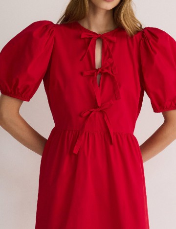 Rochie medie Reserved, rosu