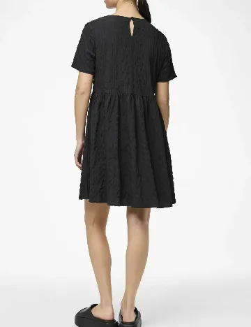 Rochie scurta Pieces, negru Negru