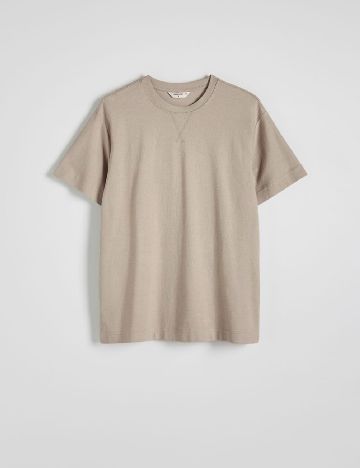 Tricou Reserved, bej