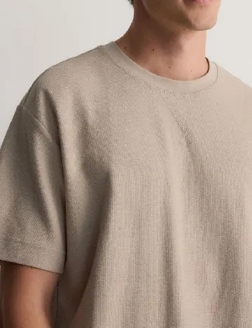 Tricou Reserved, bej