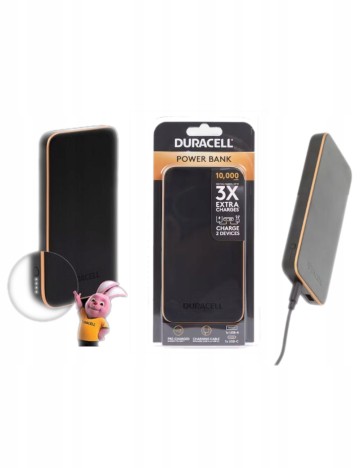 Baterie externa DURACELL, negru
