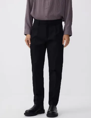 Pantaloni Reserved, negru