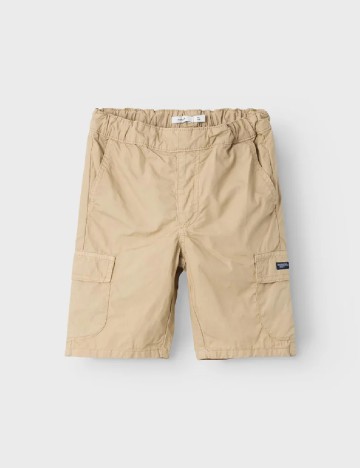 Pantaloni scurti Name It, crem