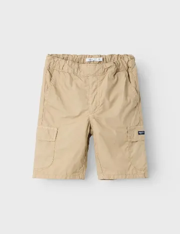 Pantaloni scurti Name It, crem
