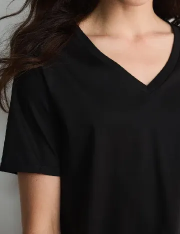 Tricou Reserved, negru