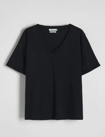 Tricou Reserved, negru