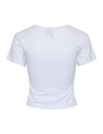 Tricou Pieces, alb