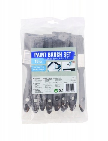 Set pensule 10 bucati Zd Trading, negru