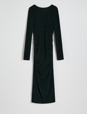 Rochie medie Reserved, verde inchis