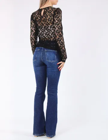 Bluza Pieces, negru