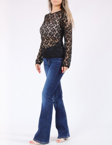 Bluza Pieces, negru
