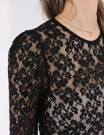 Bluza Pieces, negru