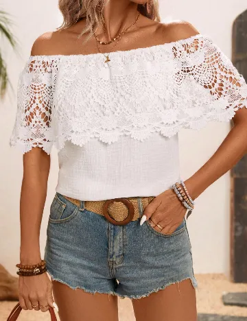 Bluza SHEIN, alb