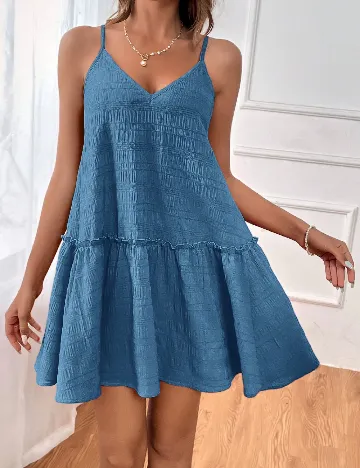 Rochie scurta SHEIN, albastru