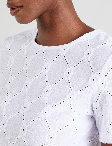 Bluza Pieces, alb