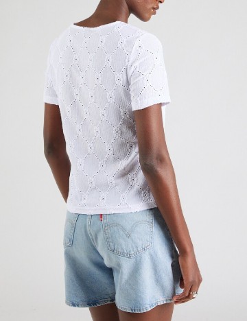 Bluza Pieces, alb