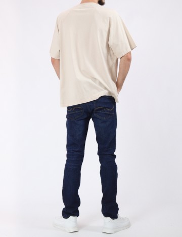 Tricou Jack&Jones, crem