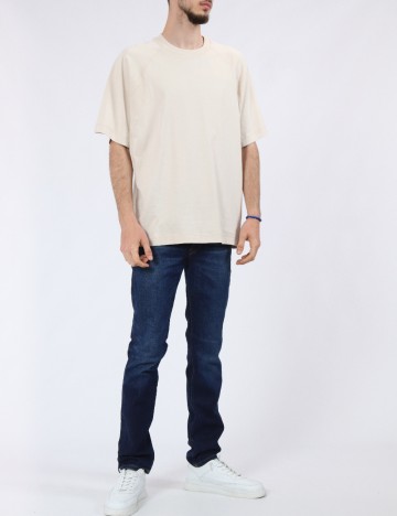 Tricou Jack&Jones, crem