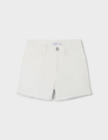 Pantaloni scurti Name It, alb