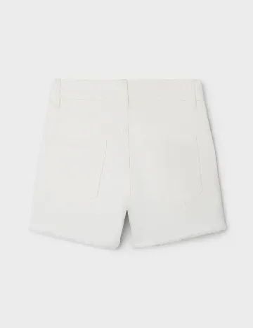 Pantaloni scurti Name It, alb