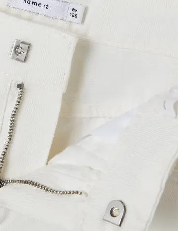 Pantaloni scurti Name It, alb