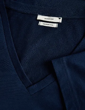 Tricou Reserved, bleumarin inchis