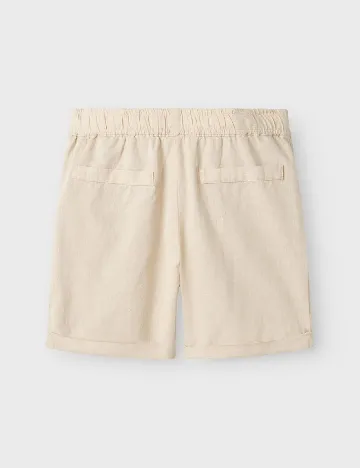 Pantaloni scurti Name It, crem