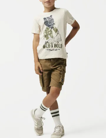 Pantaloni scurti Name It, maro