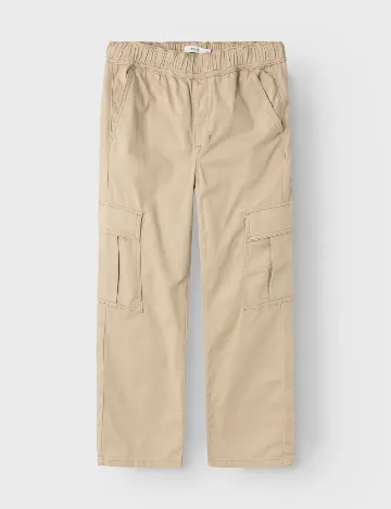 Pantaloni Name It, crem