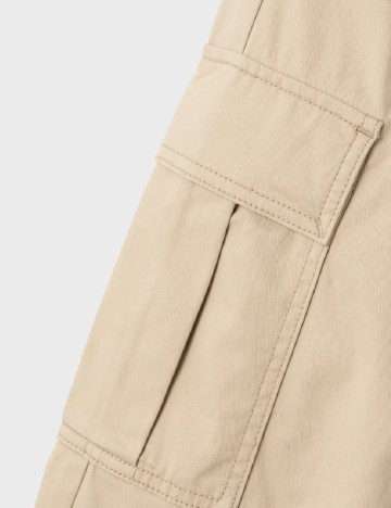 Pantaloni Name It, crem