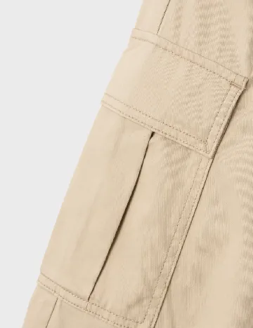 Pantaloni Name It, crem