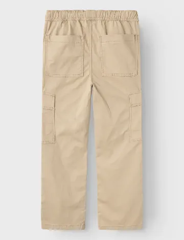 Pantaloni Name It, crem