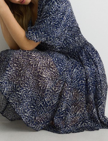 Rochie scurta Reserved, bleumarin