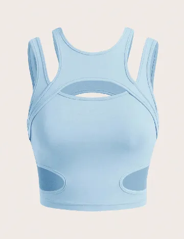 Top SHEIN, bleu