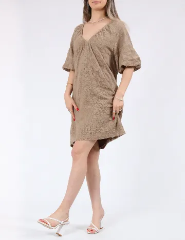 Rochie scurta Vero Moda, maro