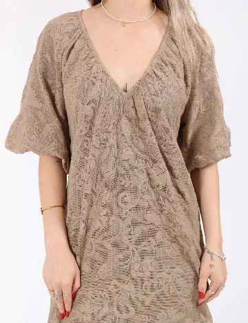 Rochie scurta Vero Moda, maro