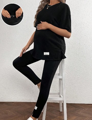 Compleu SHEIN Maternity, negru