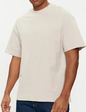 Tricou Jack&Jones, crem