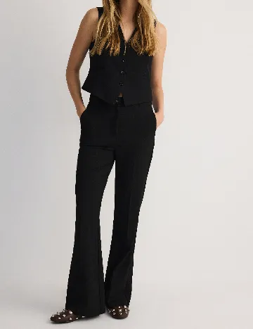 Pantaloni Reserved, negru Negru