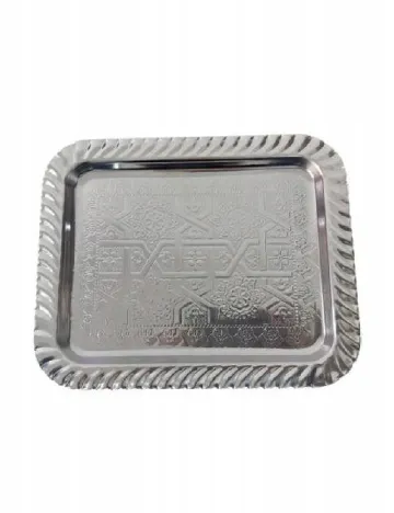 Tava mica Home Accents, argintiu