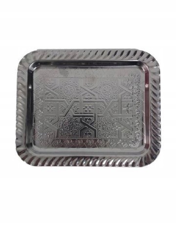 Tava mica Home Accents, argintiu